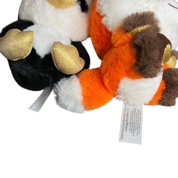 Set of 2 Cutie Pet-tudies Loxie Fox & Penguin Cuties Stuffed Animals New - Picture 6 of 6